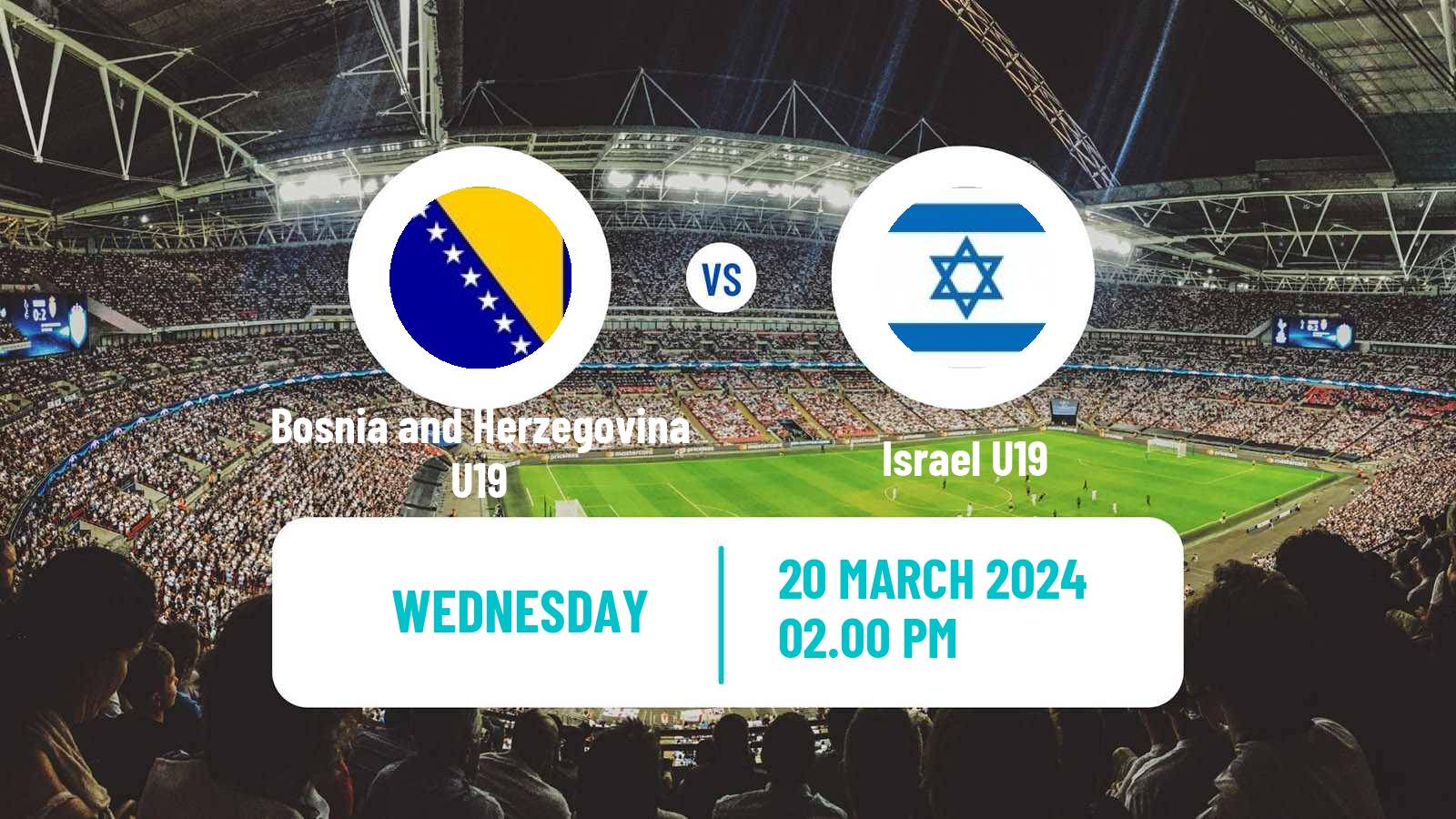 Soccer UEFA Euro U19 Bosnia and Herzegovina U19 - Israel U19