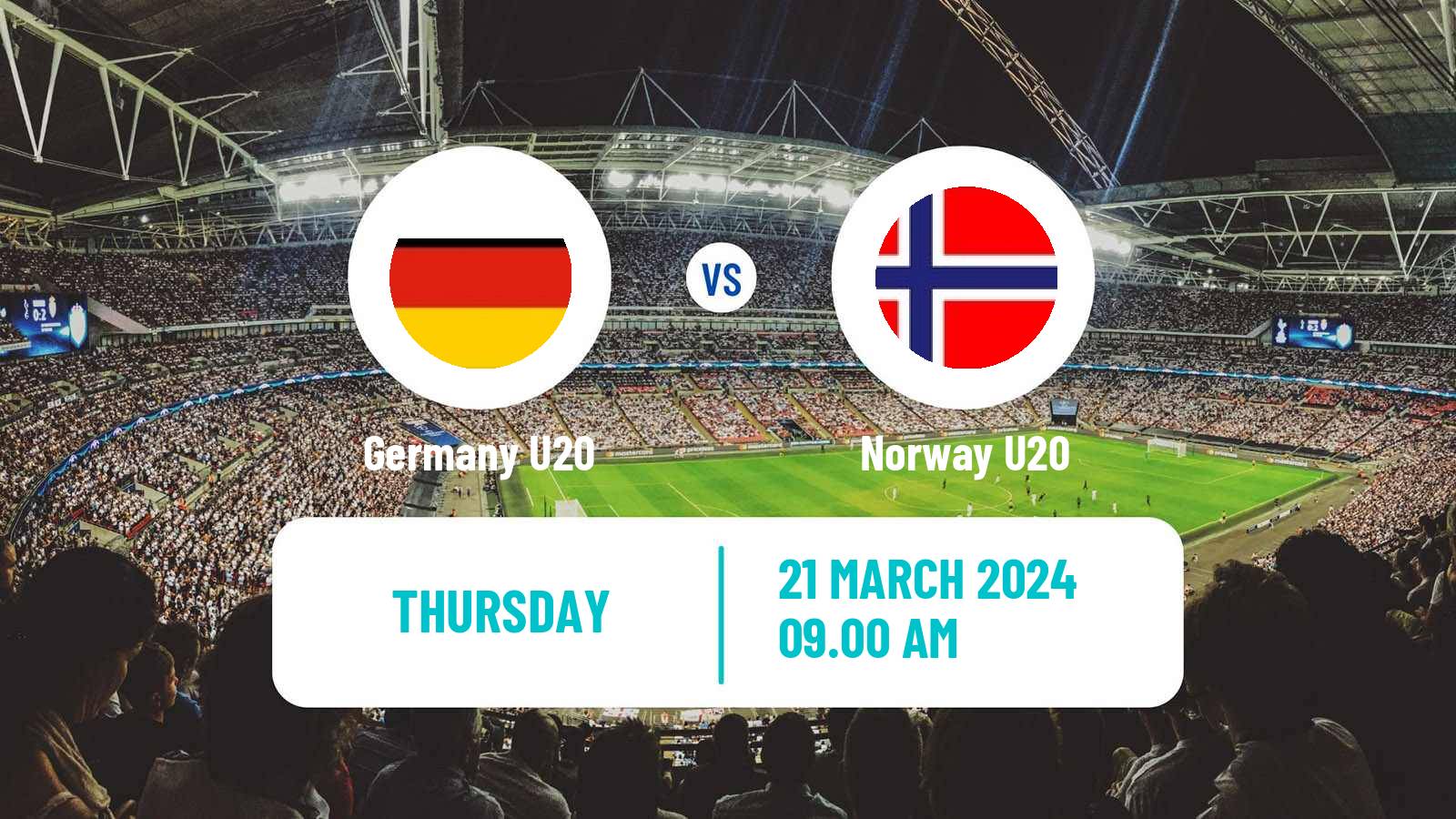 Soccer Elite League U20 Germany U20 - Norway U20