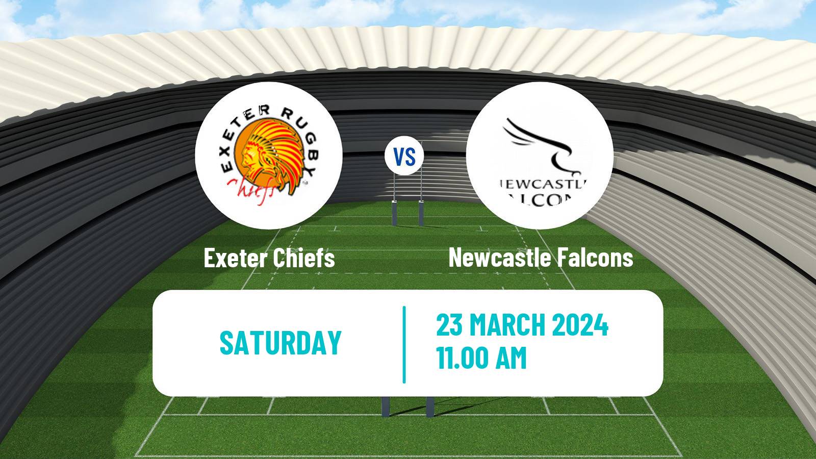 Rugby union English Premiership Rugby Exeter Chiefs - Newcastle Falcons