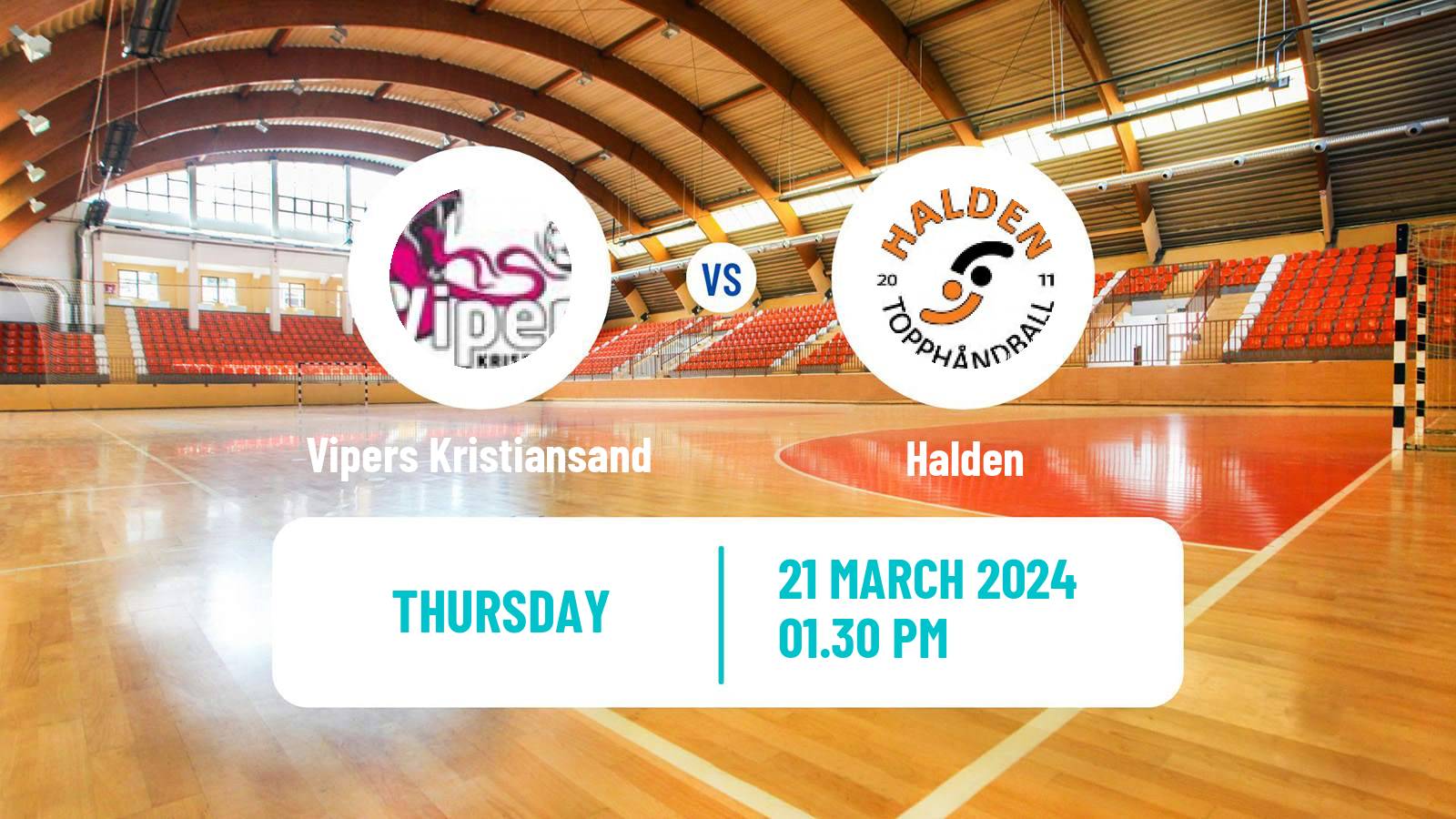 Handball Norwegian Eliteserien Handball Vipers Kristiansand - Halden