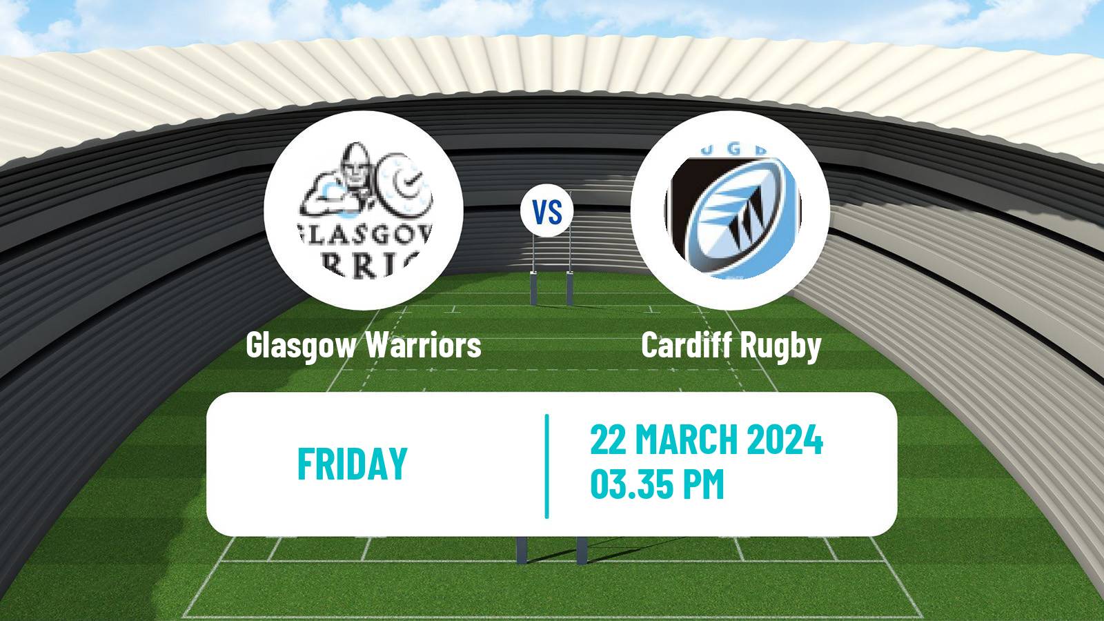 Rugby union United Rugby Championship Glasgow Warriors - Cardiff Rugby