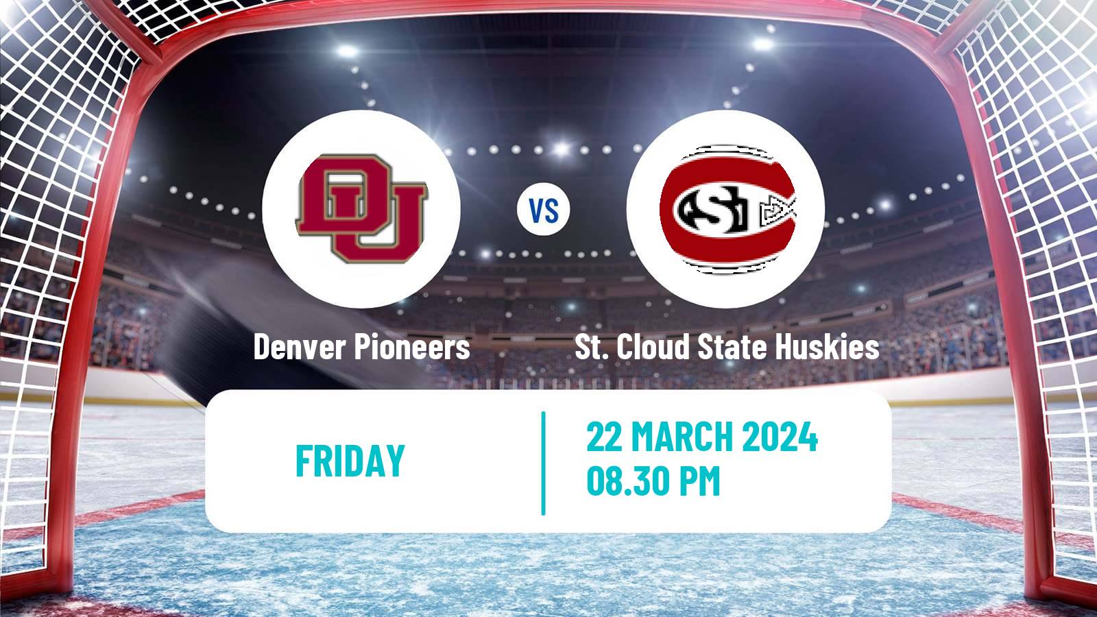 Hockey NCAA Hockey Denver Pioneers - St. Cloud State Huskies