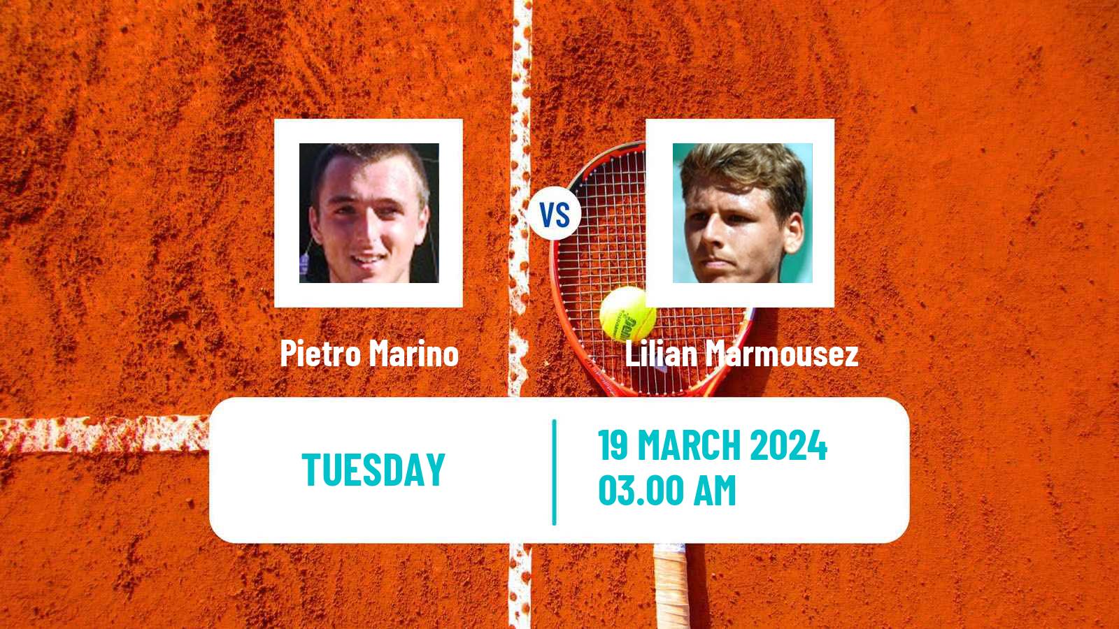Tennis ITF M15 Alaminos Larnaca 2 Men Pietro Marino - Lilian Marmousez