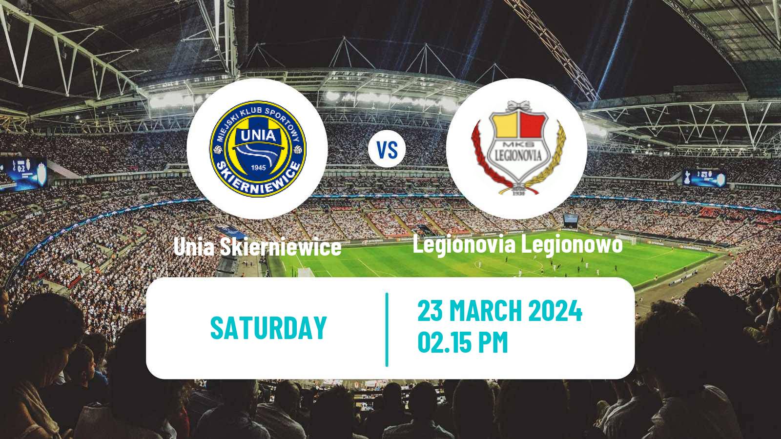Soccer Polish Division 3 - Group I Unia Skierniewice - Legionovia Legionowo
