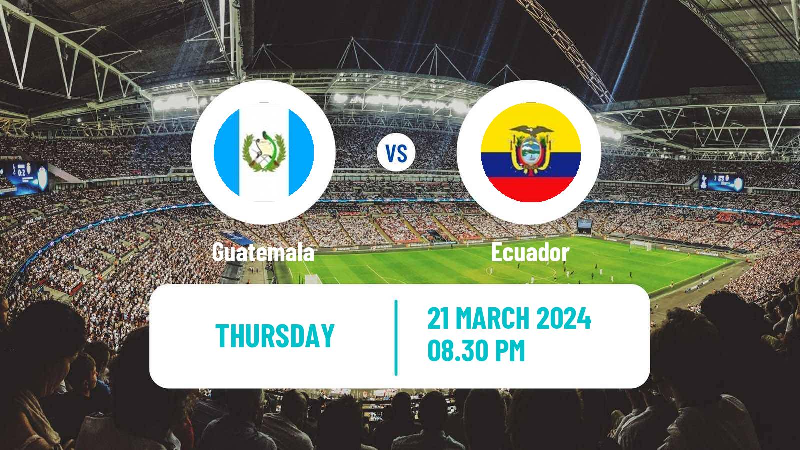 Soccer Friendly Guatemala - Ecuador