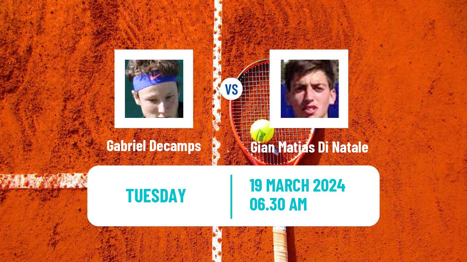 Tennis ITF M15 Heraklion 3 Men Gabriel Decamps - Gian Matias Di Natale