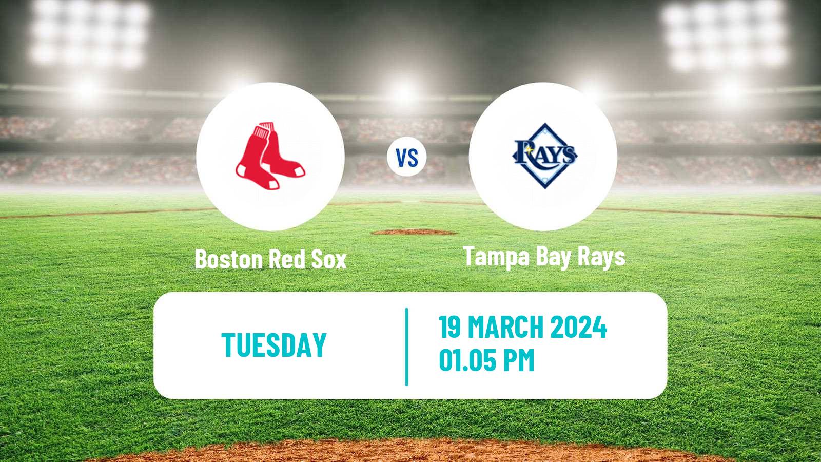 Baseball MLB Spring Training Boston Red Sox - Tampa Bay Rays