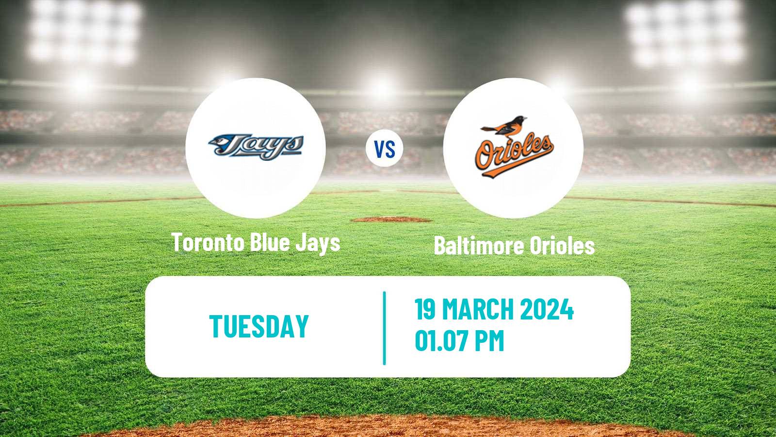 Baseball MLB Spring Training Toronto Blue Jays - Baltimore Orioles