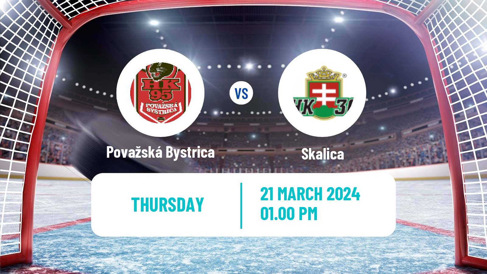 Hockey Slovak 1 Liga Hockey Považská Bystrica - Skalica