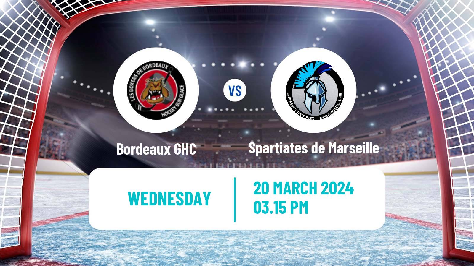 Hockey French Ligue Magnus Bordeaux - Spartiates de Marseille