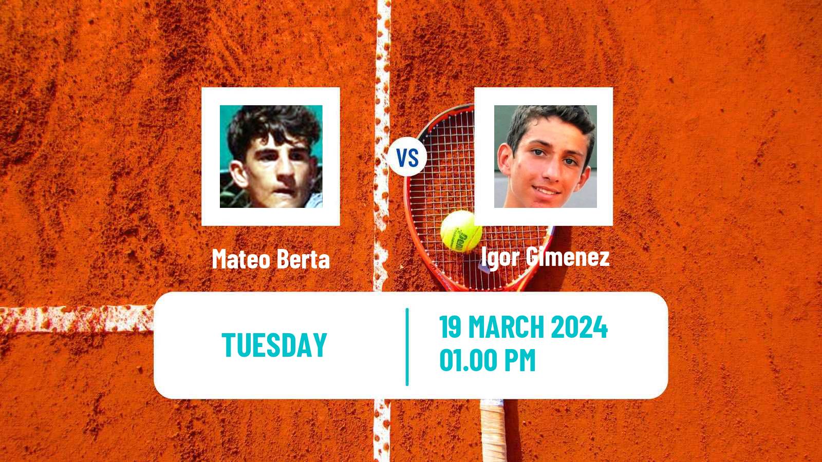 Tennis ITF M25 Maceio Men Mateo Berta - Igor Gimenez