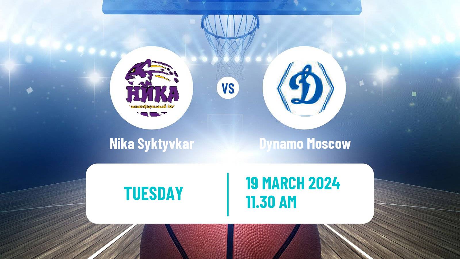 Basketball Russian Premier League Basketball Women Nika Syktyvkar - Dynamo Moscow