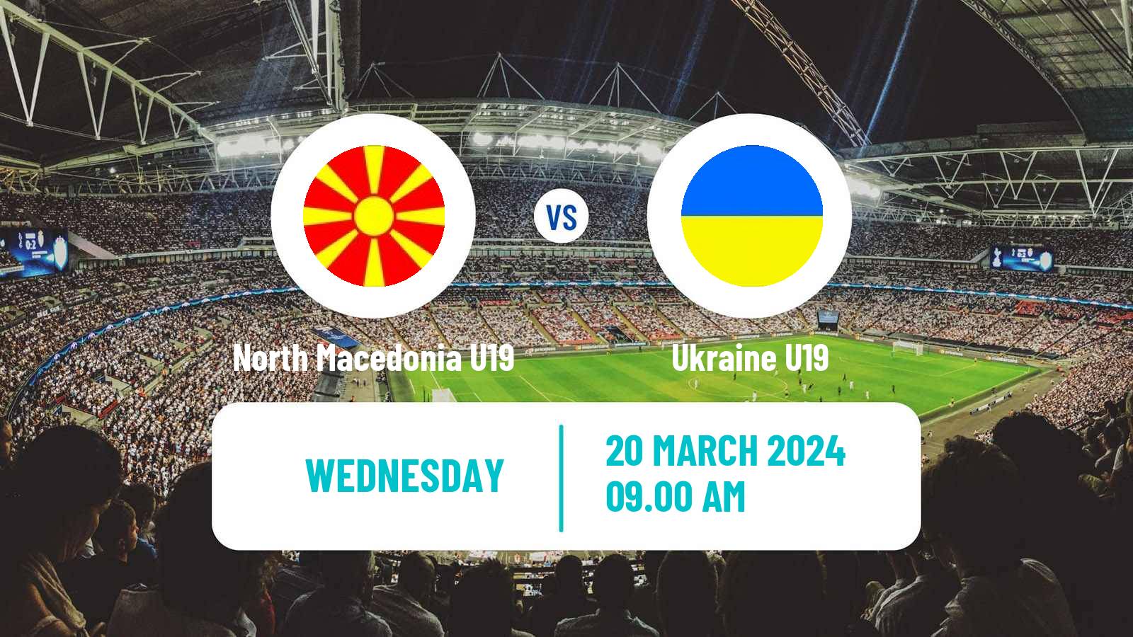 Soccer UEFA Euro U19 North Macedonia U19 - Ukraine U19