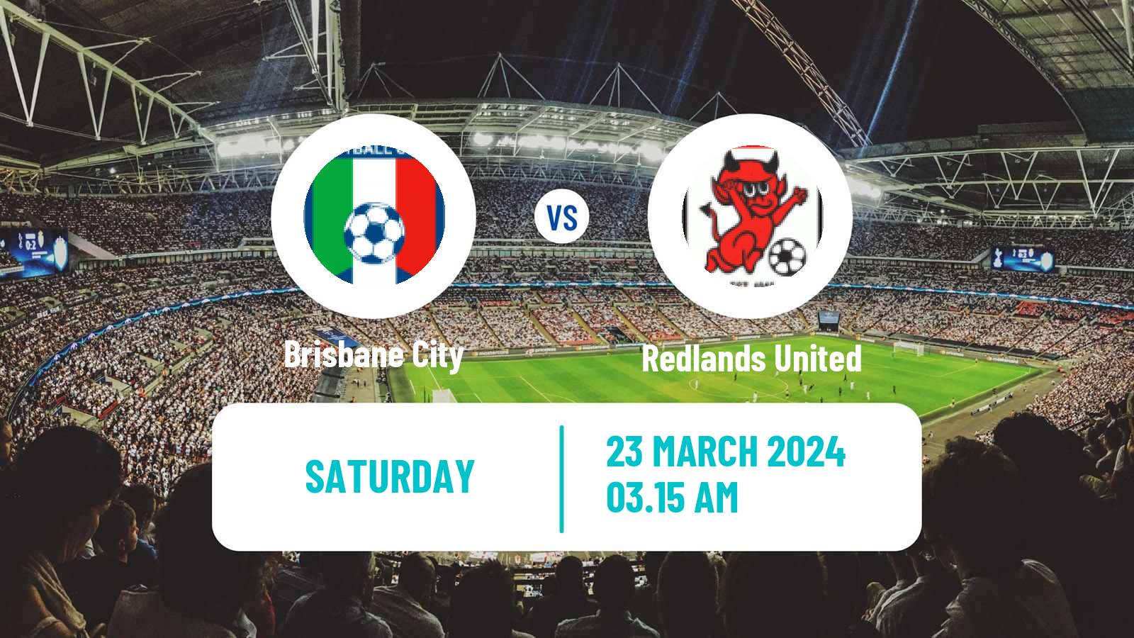 Soccer Australian NPL Queensland Brisbane City - Redlands United