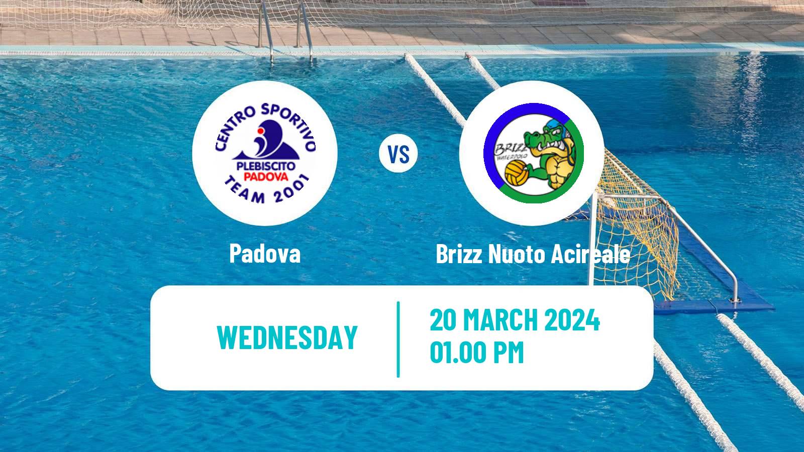 Water polo Italian A1 Water Polo Women Padova - Brizz Nuoto Acireale