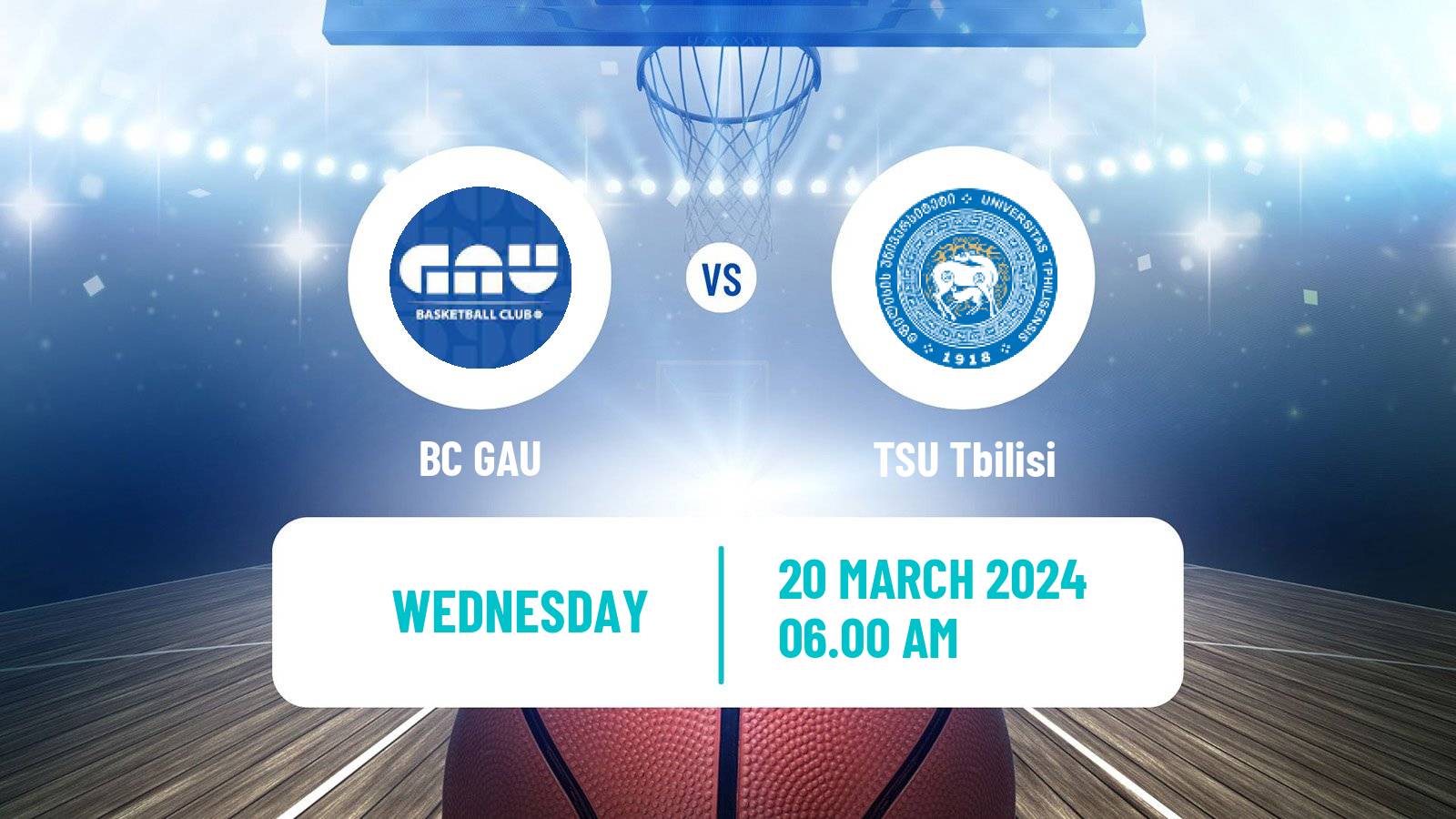 Basketball Georgian Superleague Basketball GAU - TSU Tbilisi