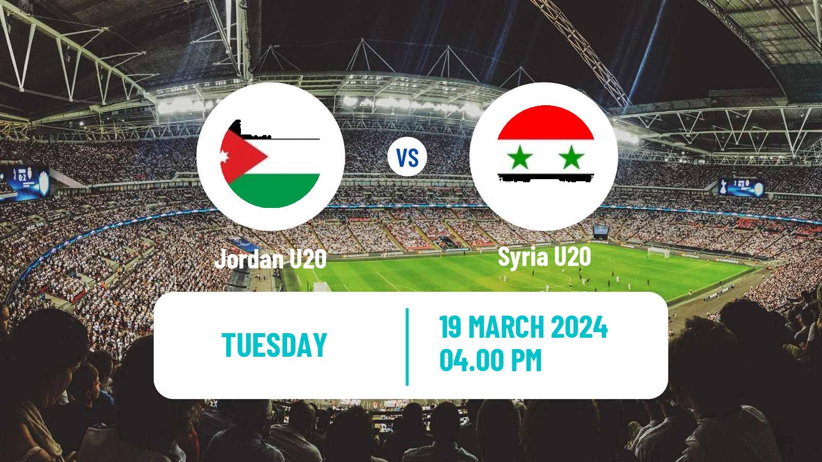 Soccer Friendly Jordan U20 - Syria U20
