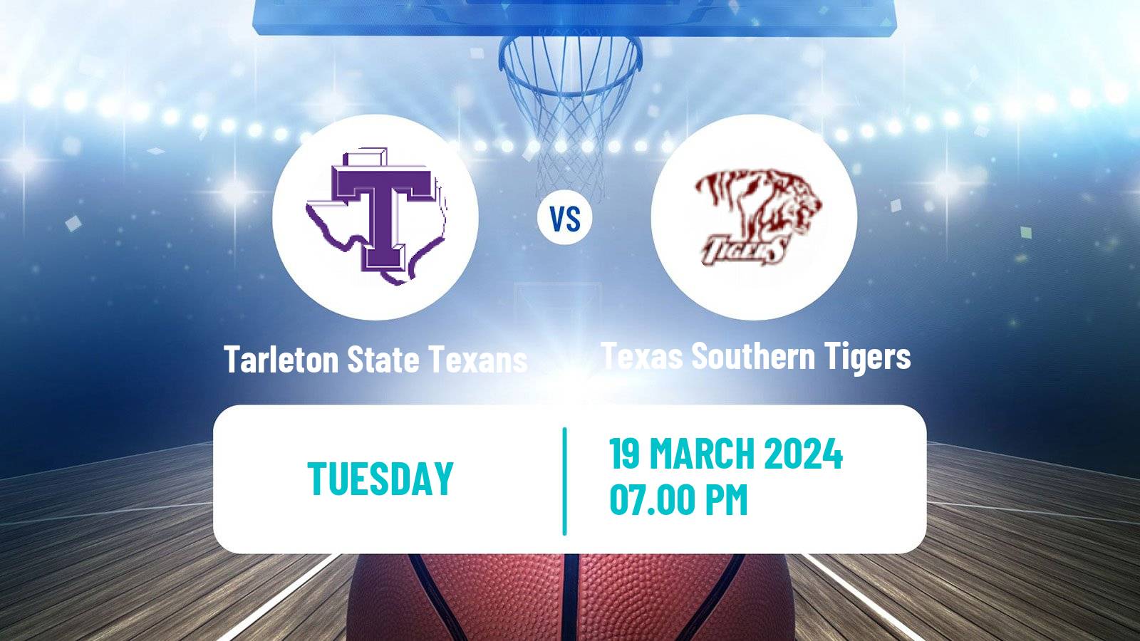 Basketball CIT Tarleton State Texans - Texas Southern Tigers