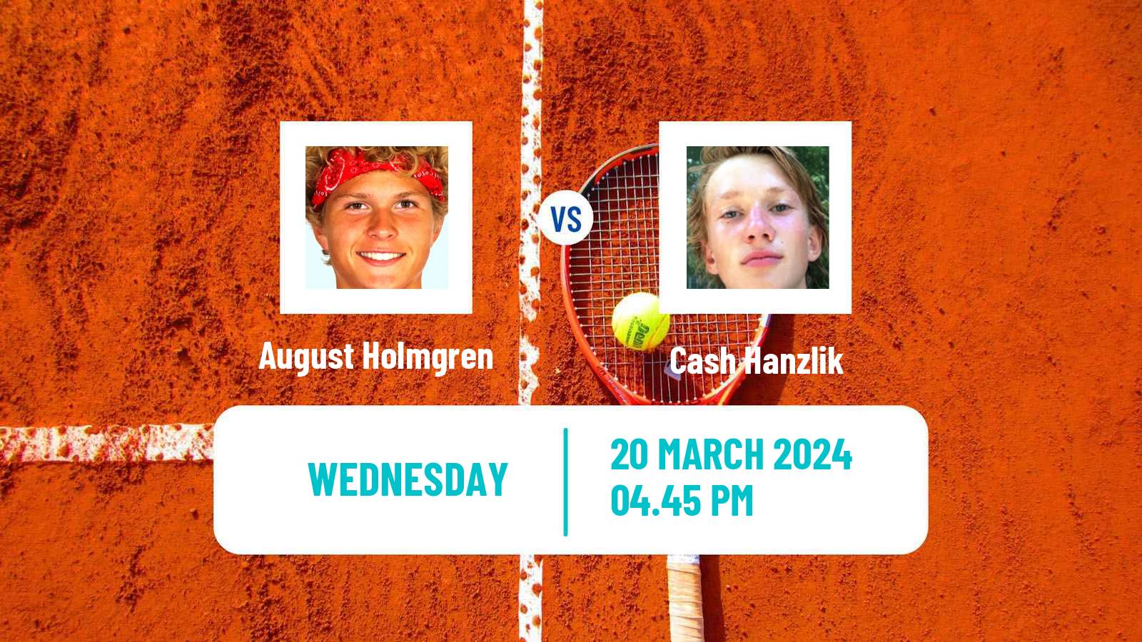 Tennis ITF M25 Calabasas Ca Men August Holmgren - Cash Hanzlik