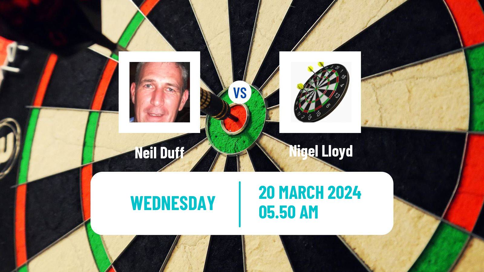 Darts Modus Super Series Neil Duff - Nigel Lloyd