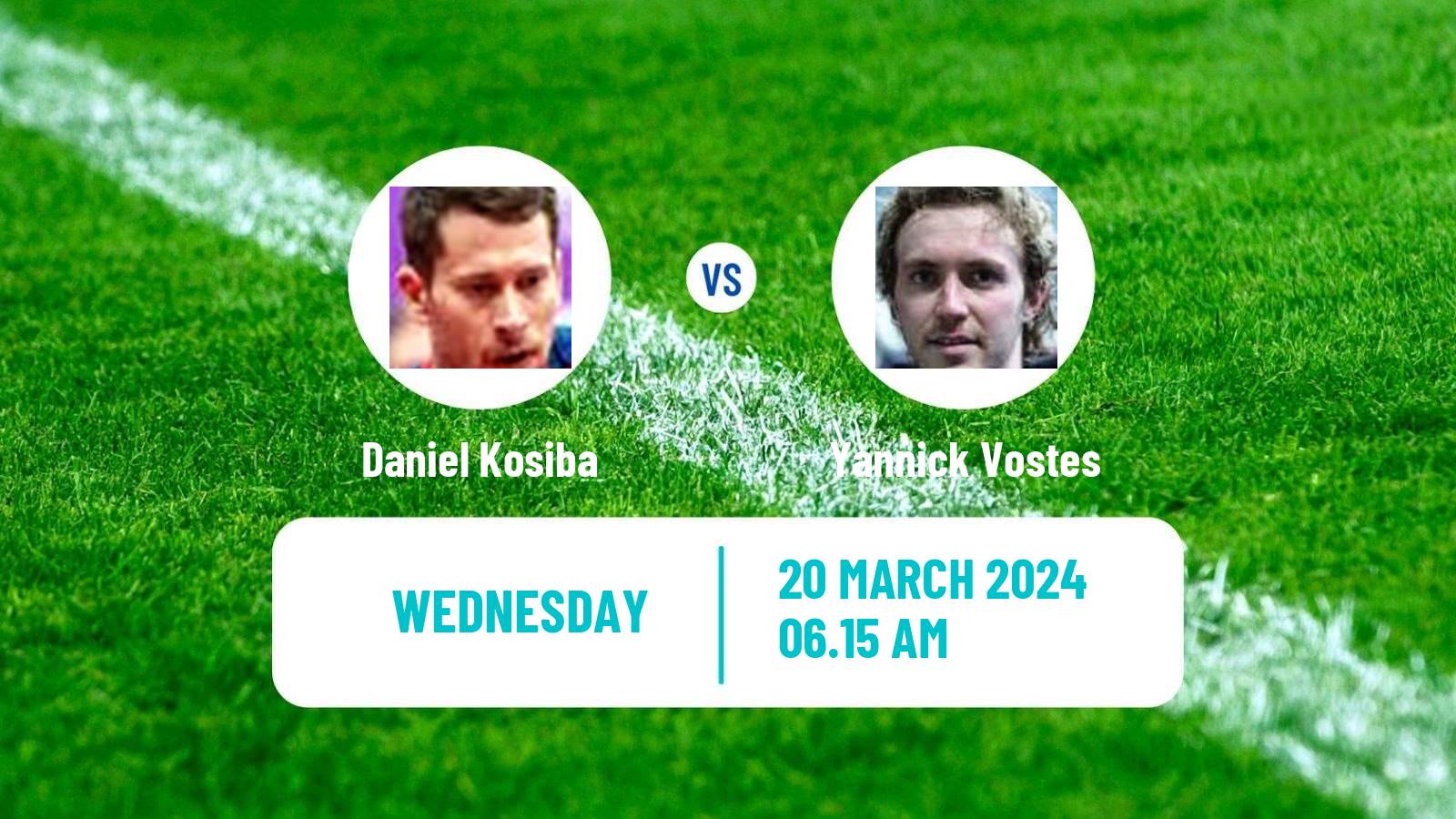 Table tennis Tt Star Series Men Daniel Kosiba - Yannick Vostes