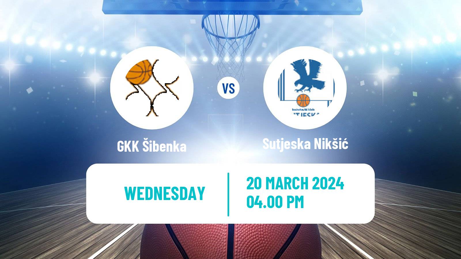 Basketball Adriatic League 2 GKK Šibenka - Sutjeska Nikšić