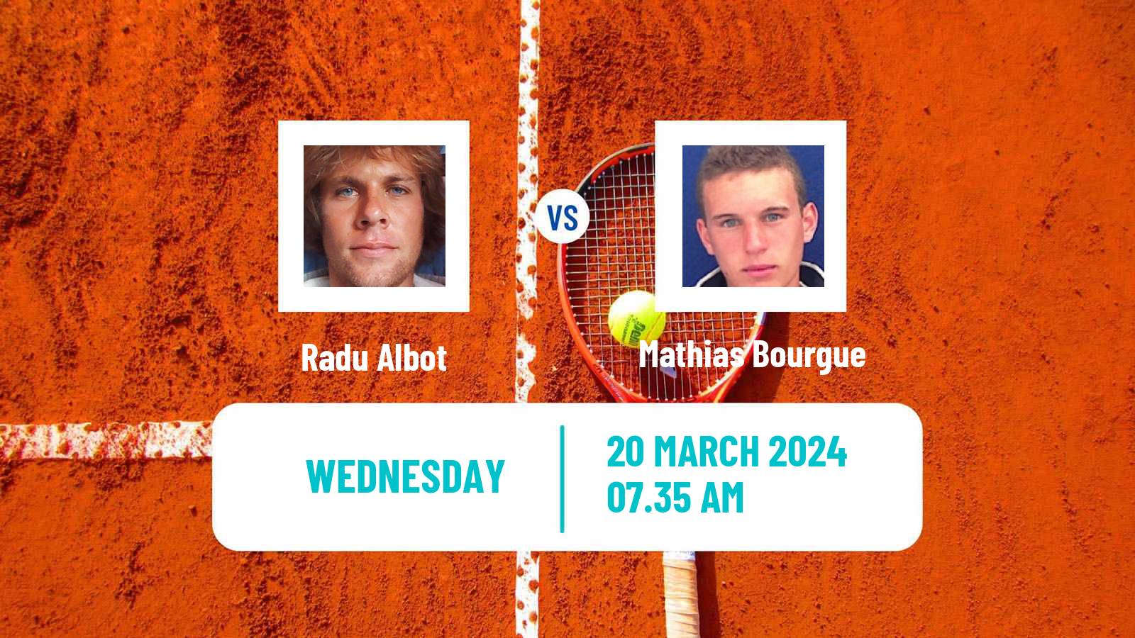 Tennis Murcia Challenger Men Radu Albot - Mathias Bourgue