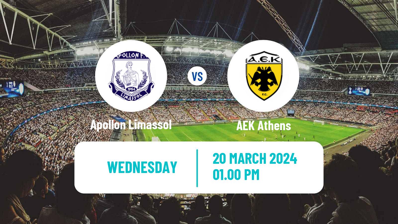 Soccer Club Friendly Apollon Limassol - AEK Athens