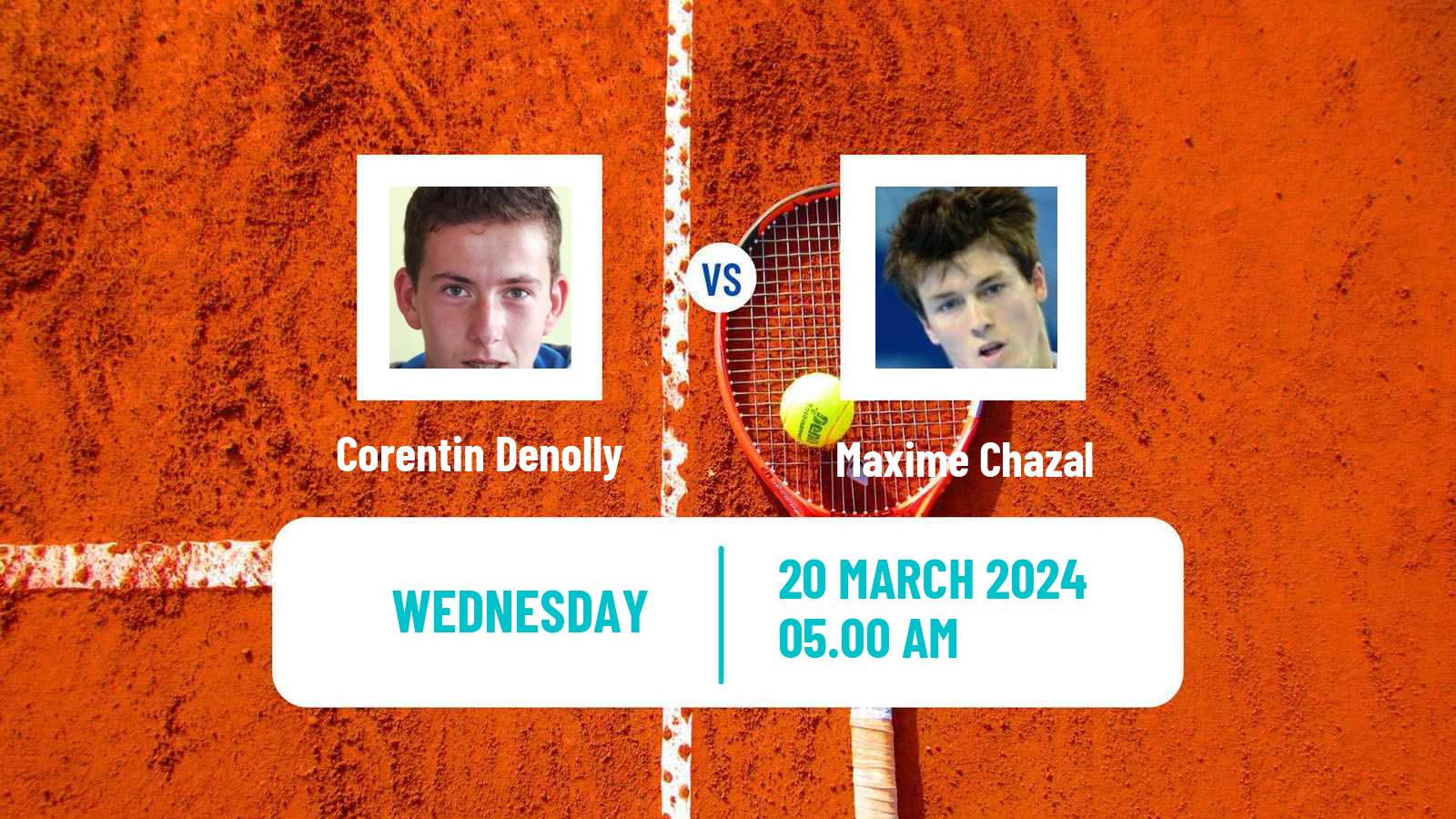 Tennis ITF M25 Badalona Men Corentin Denolly - Maxime Chazal