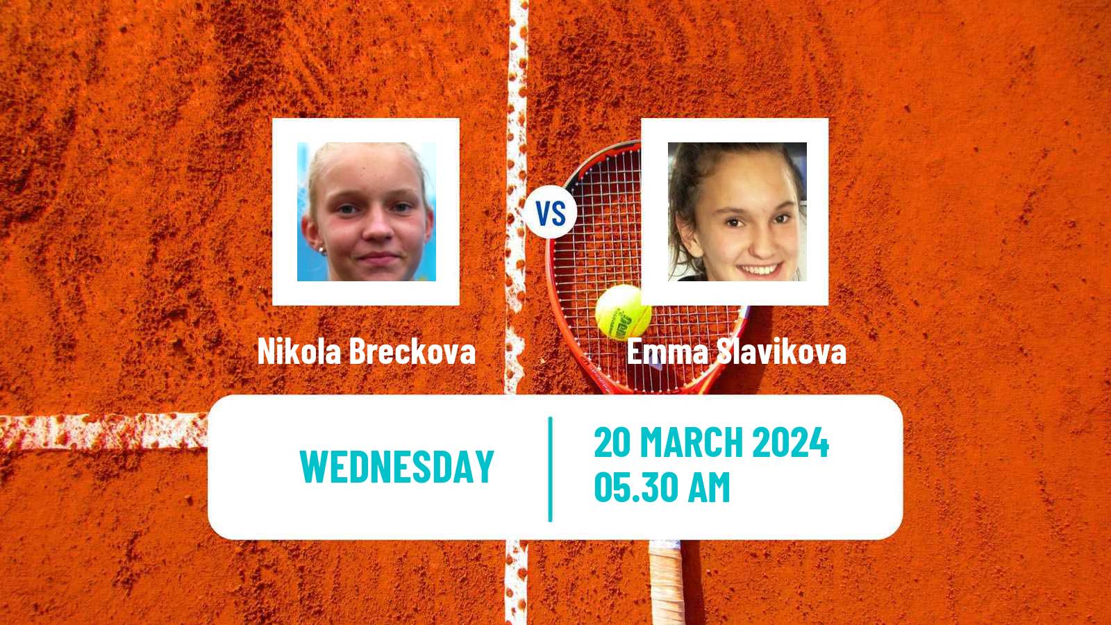 Tennis ITF W15 Heraklion 3 Women Nikola Breckova - Emma Slavikova
