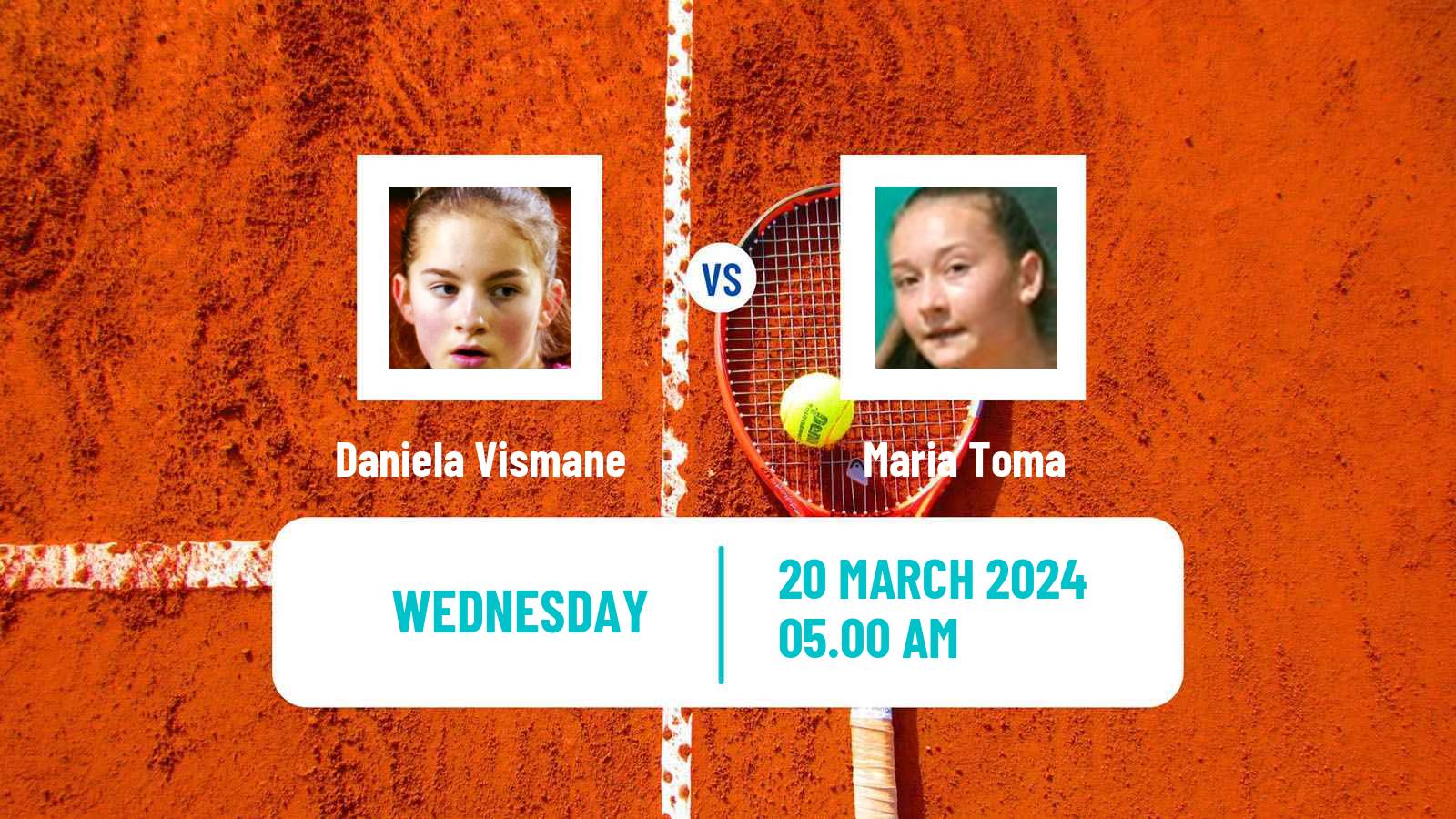 Tennis ITF W15 Sabadell Women Daniela Vismane - Maria Toma