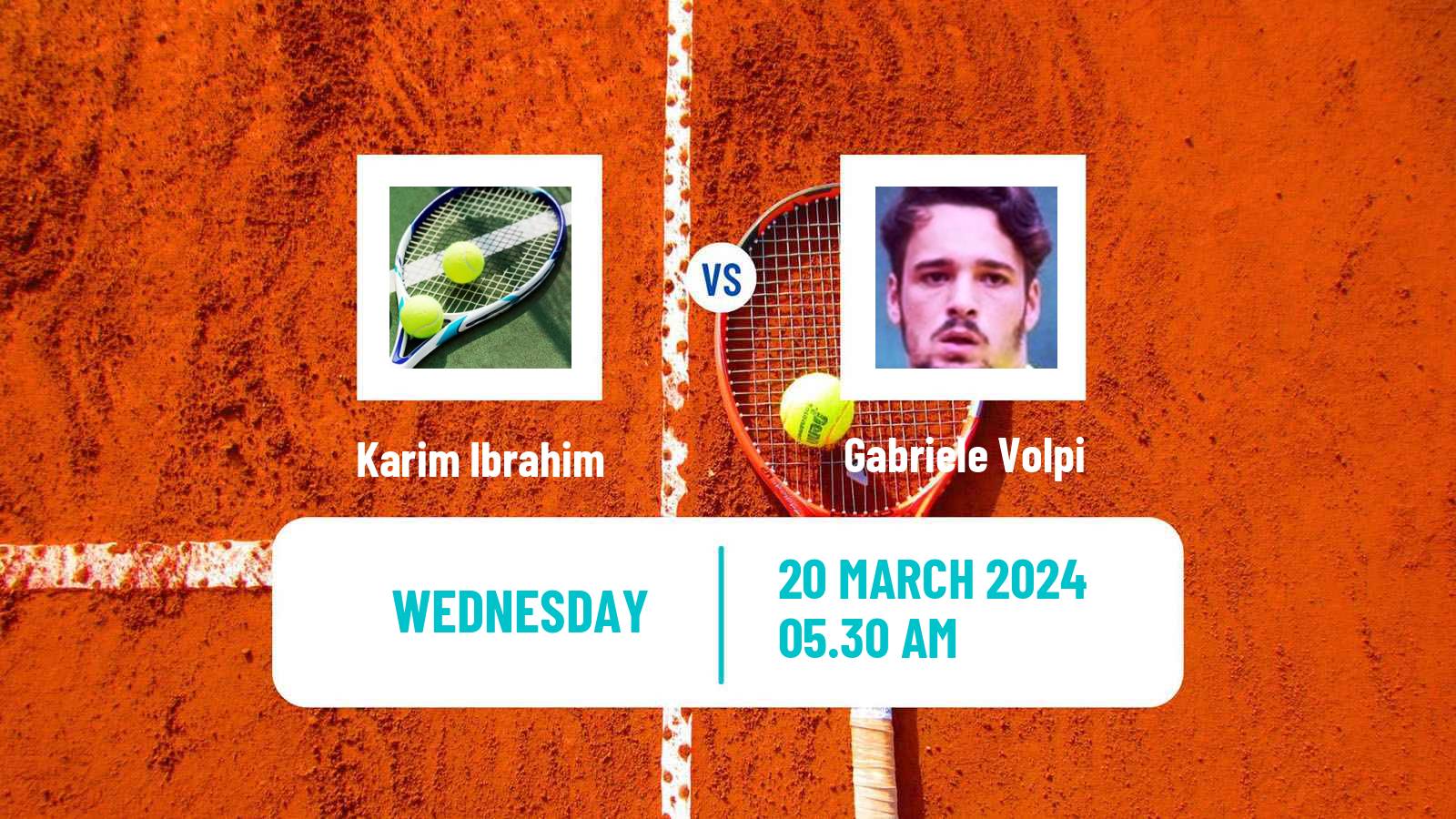 Tennis ITF M15 Sharm Elsheikh 22 Men 2024 Karim Ibrahim - Gabriele Volpi
