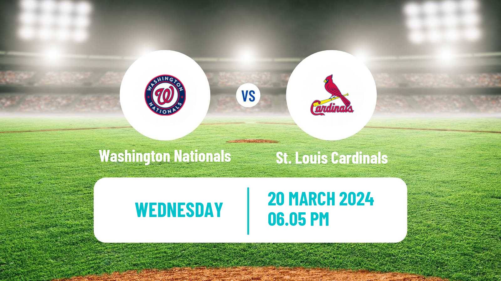 Baseball MLB Spring Training Washington Nationals - St. Louis Cardinals