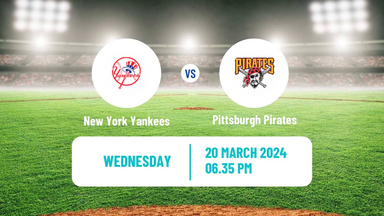 Baseball MLB Spring Training New York Yankees - Pittsburgh Pirates
