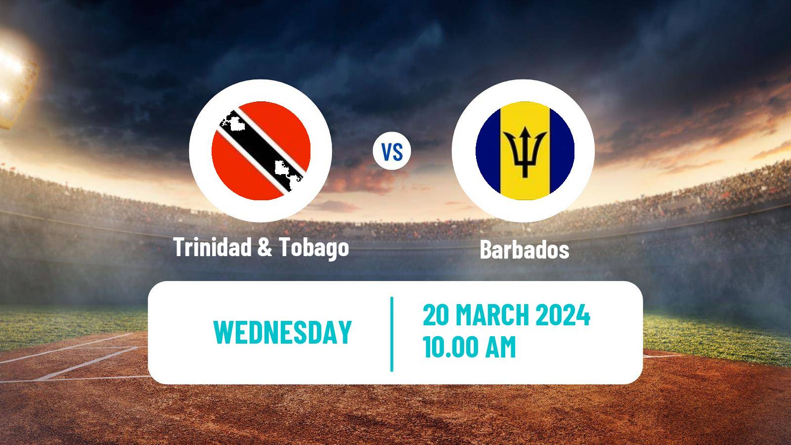 Cricket West Indies Championship Cricket Trinidad & Tobago - Barbados