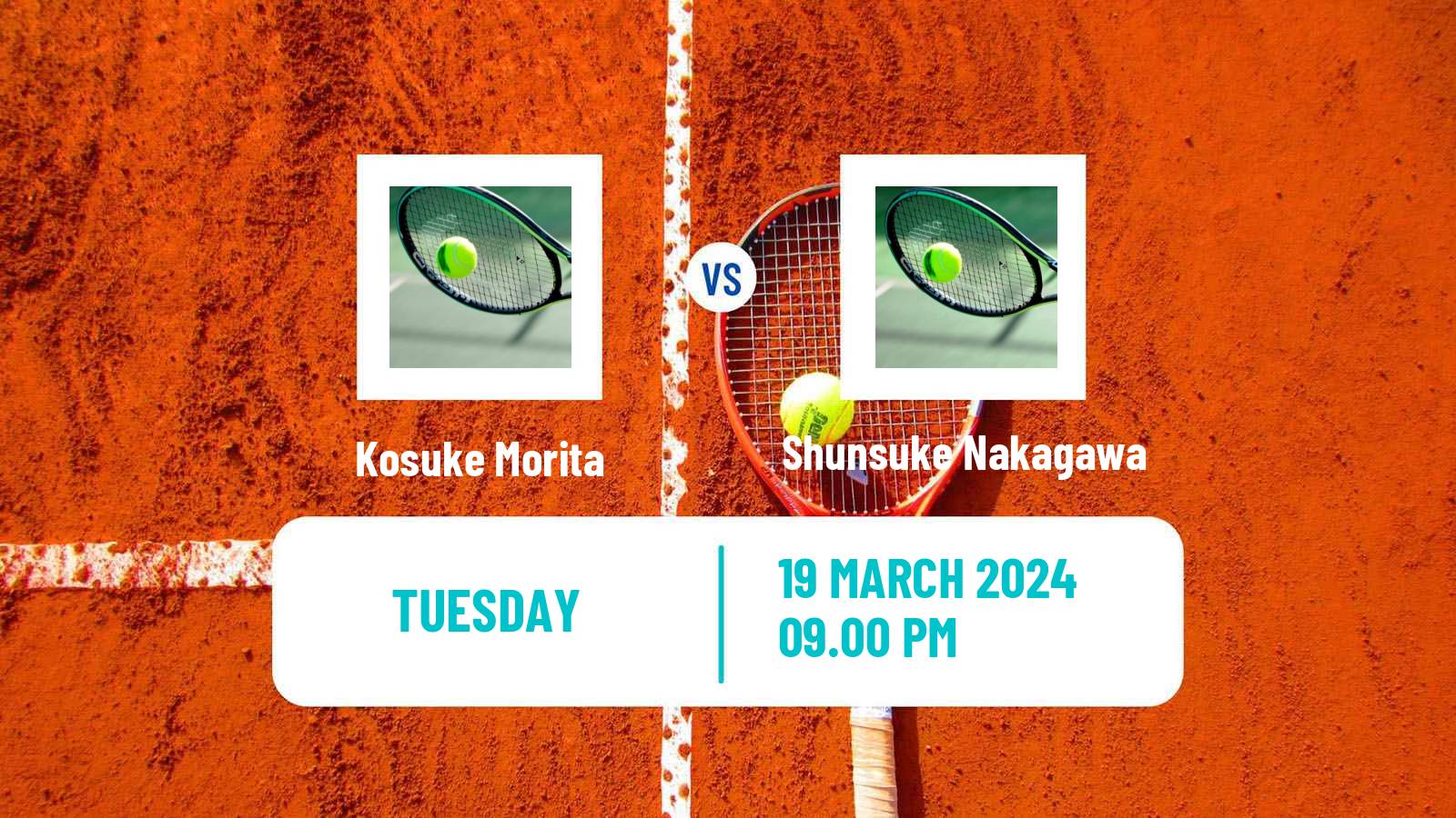 Tennis ITF M15 Nishi Tokyo Men Kosuke Morita - Shunsuke Nakagawa