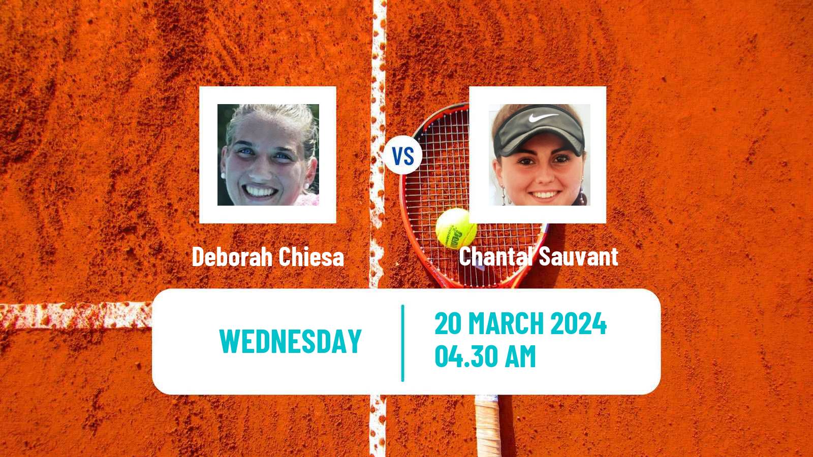 Tennis ITF W35 Alaminos Larnaca 2 Women Deborah Chiesa - Chantal Sauvant
