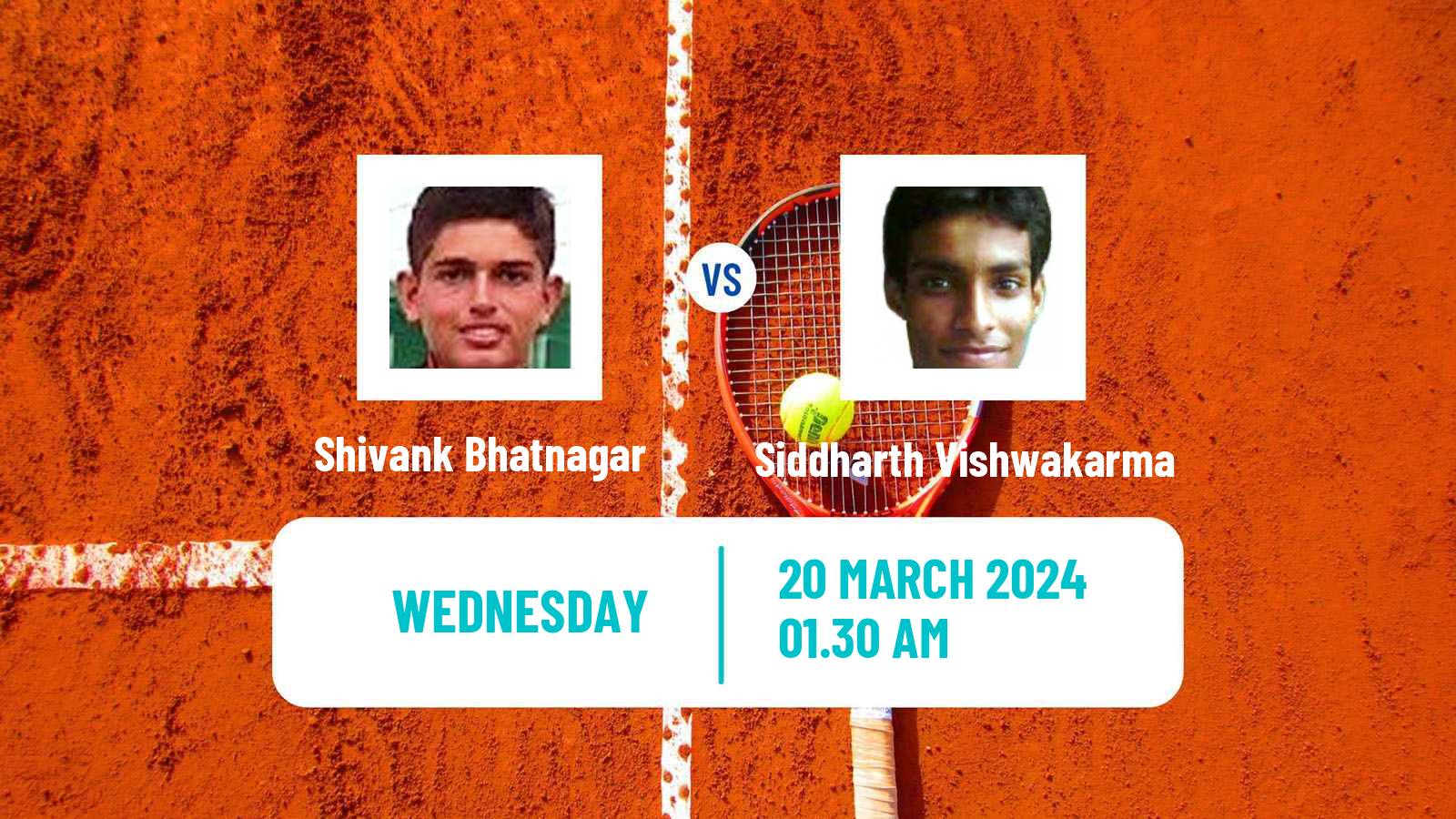 Tennis ITF M15 Chandigarh Men Shivank Bhatnagar - Siddharth Vishwakarma