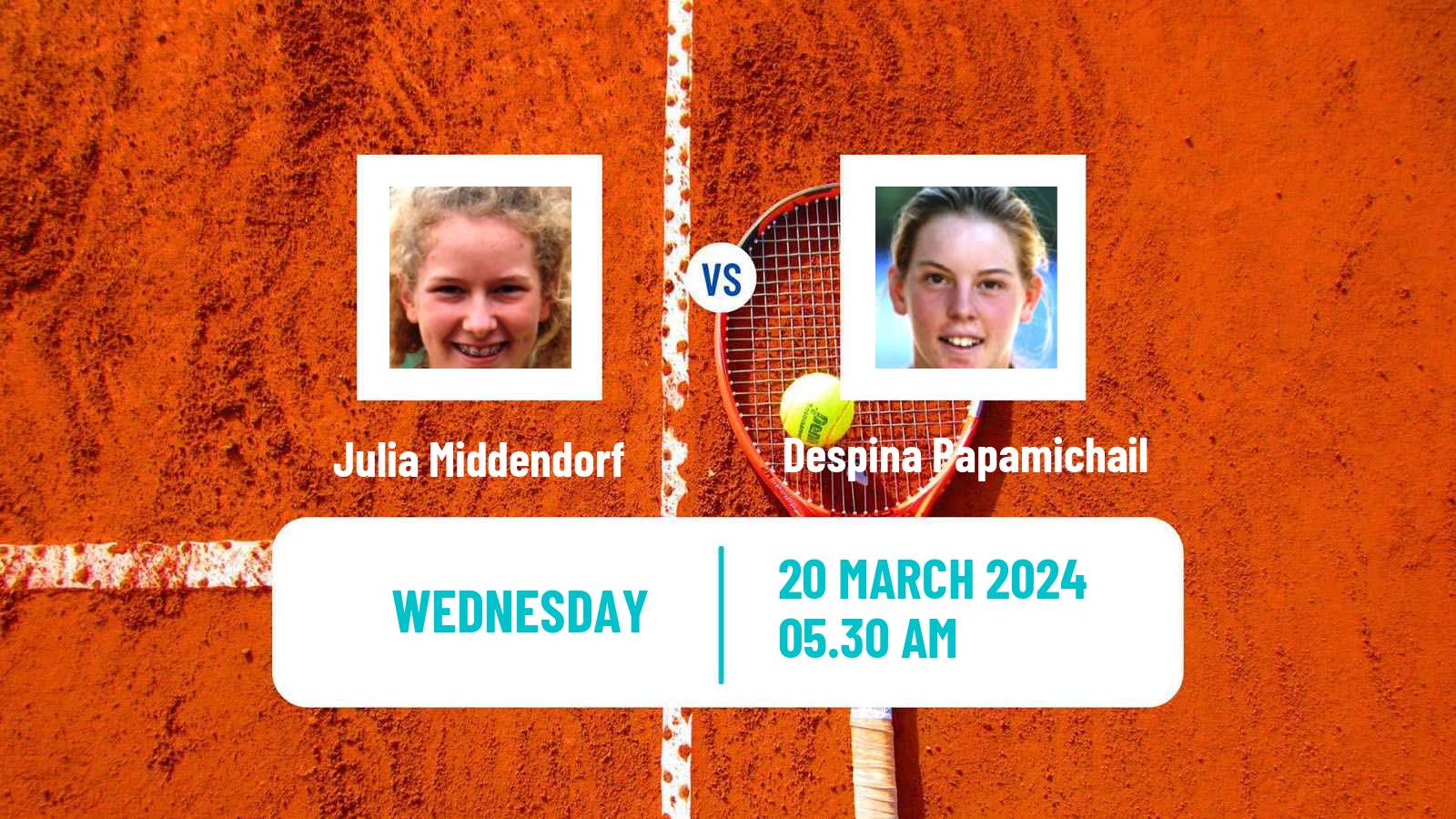 Tennis ITF W35 Alaminos Larnaca 2 Women Julia Middendorf - Despina Papamichail