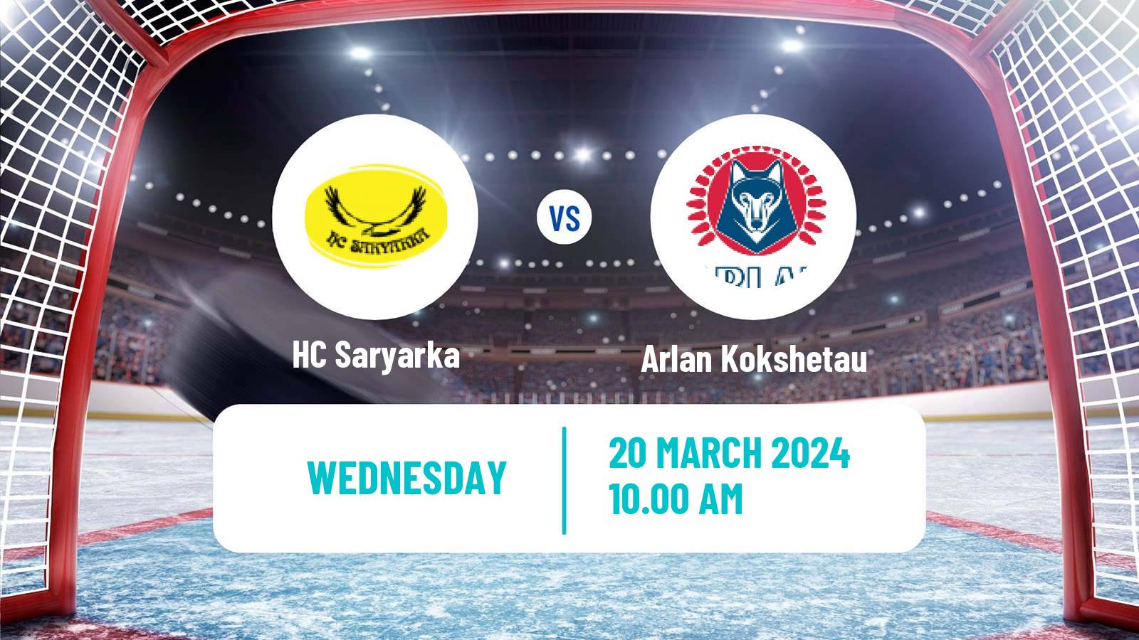 Hockey Kazakh Ice Hockey Championship Saryarka - Arlan Kokshetau