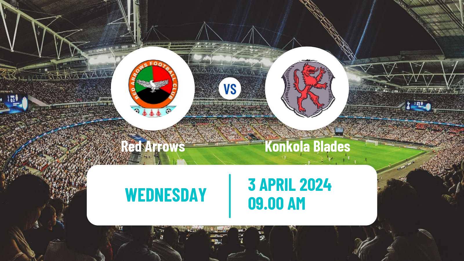 Soccer Zambian Premier League Red Arrows - Konkola Blades