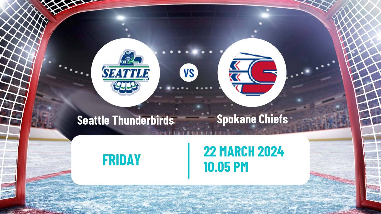 Hockey WHL Seattle Thunderbirds - Spokane Chiefs