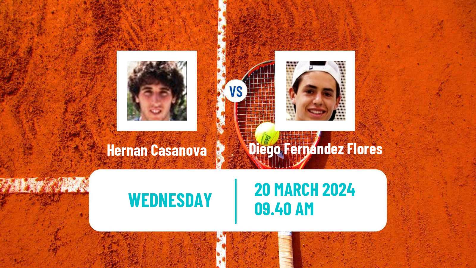 Tennis ITF M25 Badalona Men Hernan Casanova - Diego Fernandez Flores