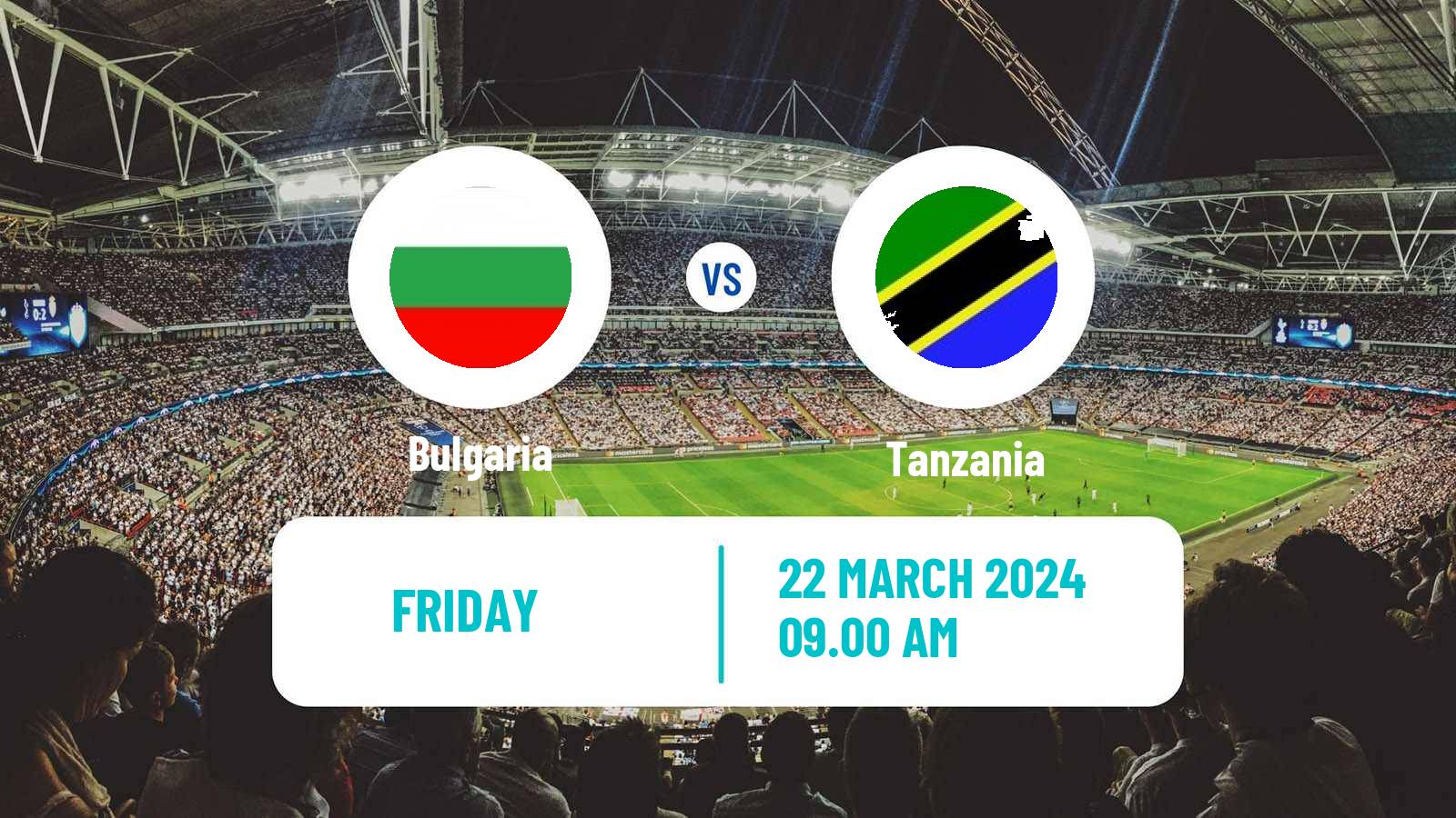 Soccer Friendly Bulgaria - Tanzania