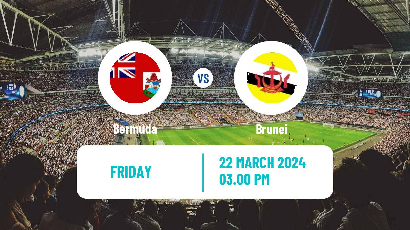 Soccer Friendly Bermuda - Brunei