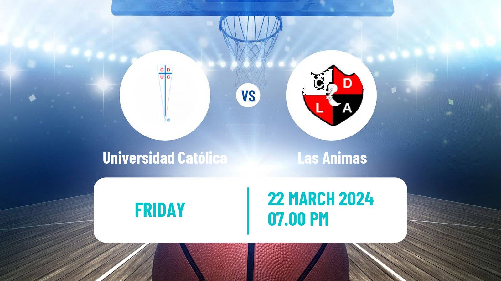 Basketball Chilean LNB Universidad Católica - Las Animas