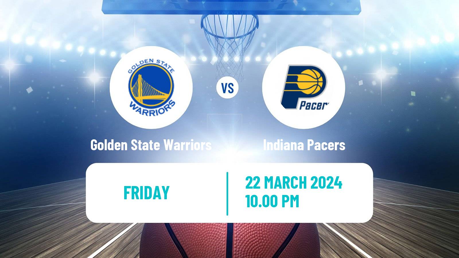 Basketball NBA Golden State Warriors - Indiana Pacers