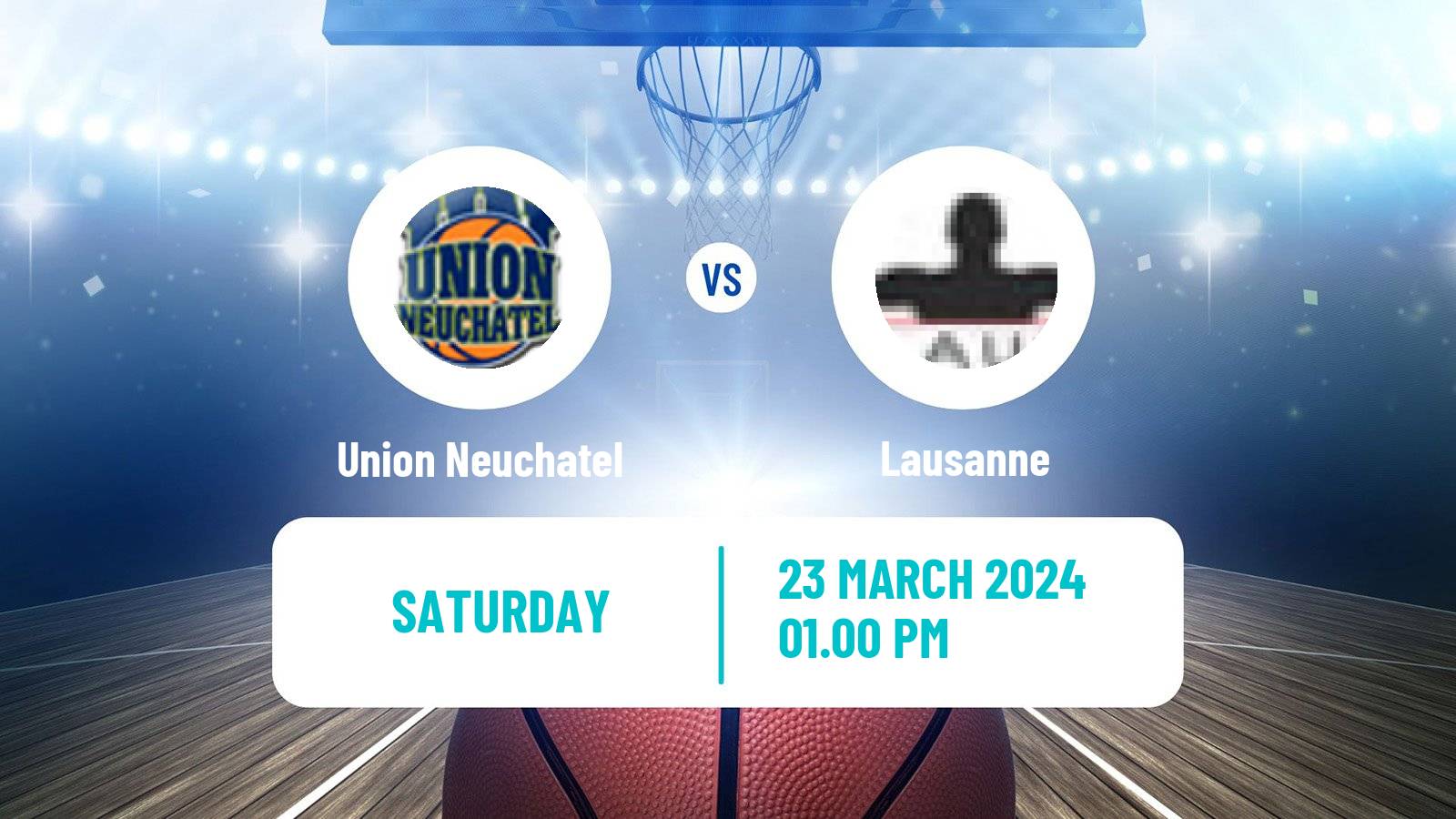 Basketball Swiss SB League Basketball Union Neuchatel - Lausanne