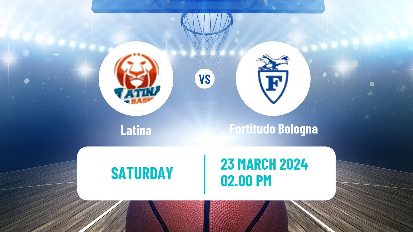 Basketball Italian Serie A2 Basketball Latina - Fortitudo Bologna