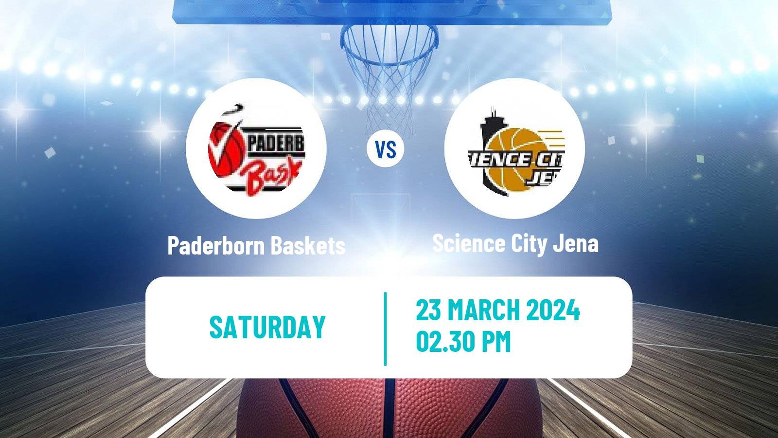 Basketball German Pro A Basketball Paderborn Baskets - Science City Jena